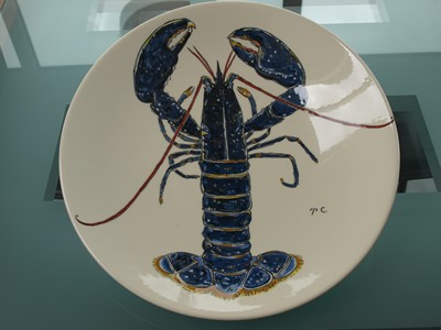 Le homard bleu .